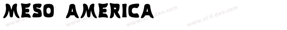 Meso America字体转换